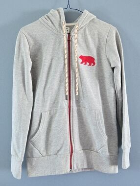 Little Blue House Heritage Bear Zip Up Hoodie Jacket Women's XS